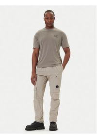 C.P. Company T-Shirt 19CMTS103A005100W Khaki Regular Fit. Kolor: brązowy. Materiał: bawełna #3