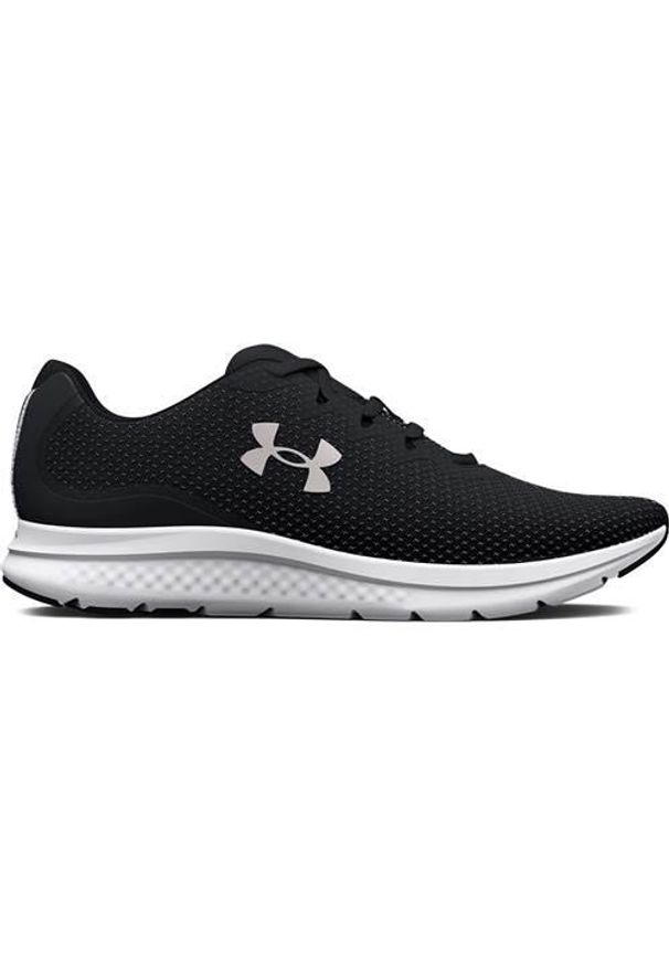 Buty do biegania męskie Under Armour Charged Impulse 3. Zapięcie: sznurówki. Kolor: biały, wielokolorowy, czarny, szary. Materiał: materiał, syntetyk, tkanina. Szerokość cholewki: normalna