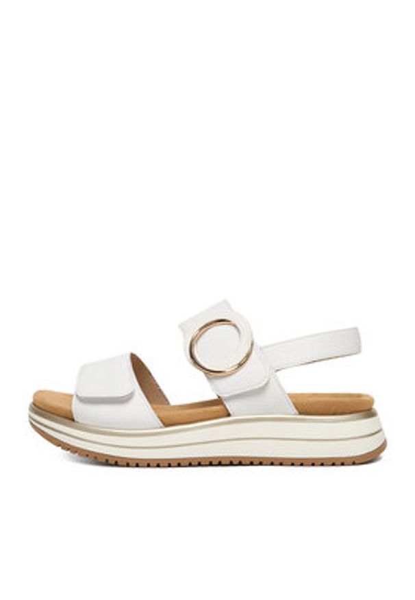 Remonte Sandały CEO-D1J63-80 Biały. Kolor: biały. Materiał: skóra, syntetyk