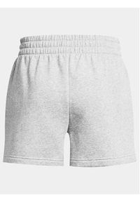 Under Armour Szorty sportowe Rival Fleece Short 1382723-011 Szary Loose Fit. Kolor: szary. Materiał: bawełna #4