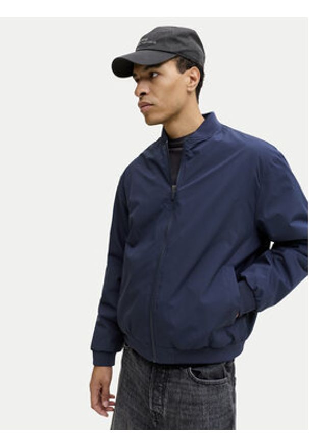 Jack & Jones Kurtka bomber Echarge 12268608 Granatowy Regular Fit. Kolor: niebieski. Materiał: syntetyk