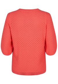 Zizzi Sweter M61151C Czerwony Regular Fit. Kolor: czerwony #2