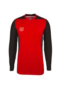 GRAY-NICOLLS - Dziecięcy dżersej z długim rękawem Gray-Nicolls T20. Kolor: wielokolorowy, czarny, czerwony. Materiał: jersey. Długość rękawa: długi rękaw. Długość: długie #1