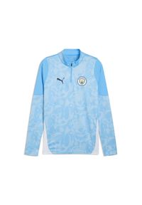 Puma - Bluzka treningowa 1/4 zip Manchester City 2025/26. Kolor: niebieski. Sport: piłka nożna #1