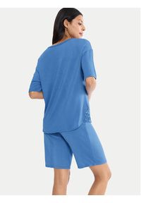 Triumph Piżama Timeless Sensuality 10222627 Niebieski Relaxed Fit. Kolor: niebieski #4