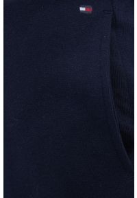 TOMMY HILFIGER - Tommy Hilfiger Spodnie damskie kolor granatowy z nadrukiem. Kolor: niebieski. Materiał: bawełna. Wzór: nadruk #3