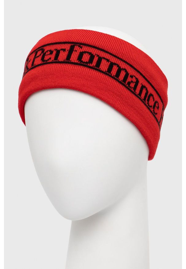 Peak Performance Opaska kolor czerwony. Kolor: czerwony