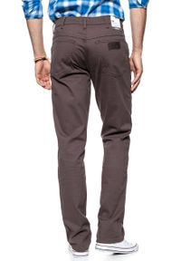 Wrangler - WRANGLER SPODNIE MĘSKIE TEXAS BRACKEN BROWN W121TA224 #4