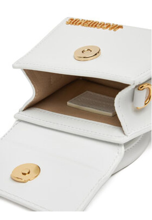 JACQUEMUS Torebka Le Chiquito 21H213BA001-3000 Biały. Kolor: biały. Materiał: skórzane