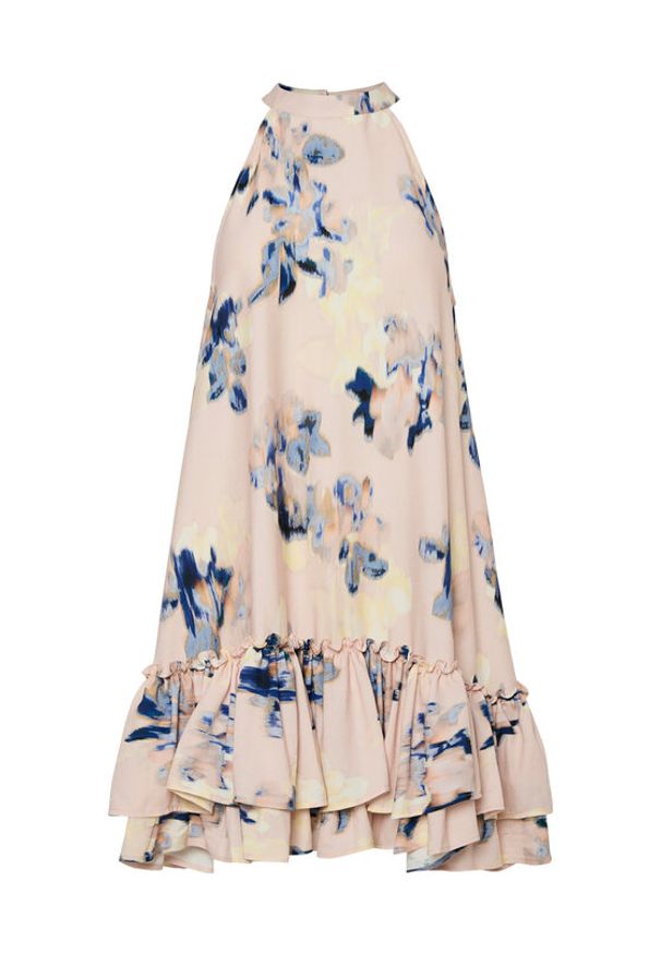 YAS Sukienka letnia Seraki 26037247 Różowy Regular Fit. Kolor: różowy. Materiał: wiskoza. Sezon: lato