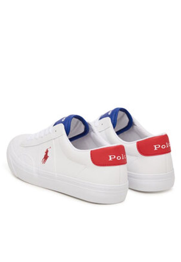 Polo Ralph Lauren Sneakersy RL04833102 Biały. Kolor: biały. Materiał: skóra