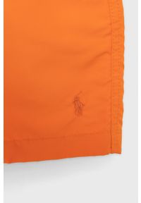Polo Ralph Lauren szorty kąpielowe dziecięce kolor pomarańczowy. Kolor: pomarańczowy. Materiał: poliester