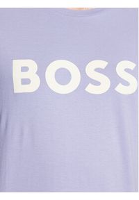 BOSS - Boss T-Shirt 50481923 Fioletowy Regular Fit. Kolor: fioletowy. Materiał: bawełna #5
