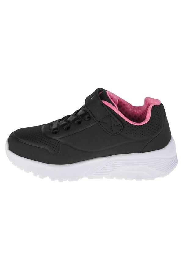 skechers - Buty do chodzenia dziewczęce, Skechers Uno Lite. Kolor: czarny. Sport: turystyka piesza