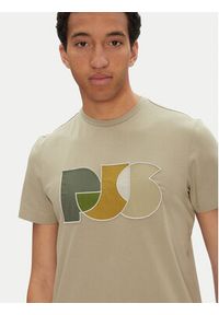 Parajumpers T-Shirt Leland 25SMPMTSGT09 Beżowy Regular Fit. Kolor: beżowy. Materiał: bawełna