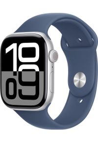 APPLE - Smartwatch Apple Watch 10 GPS 42mm Silver Alu M/L Niebieski (MWWC3QC/A). Rodzaj zegarka: smartwatch. Kolor: niebieski