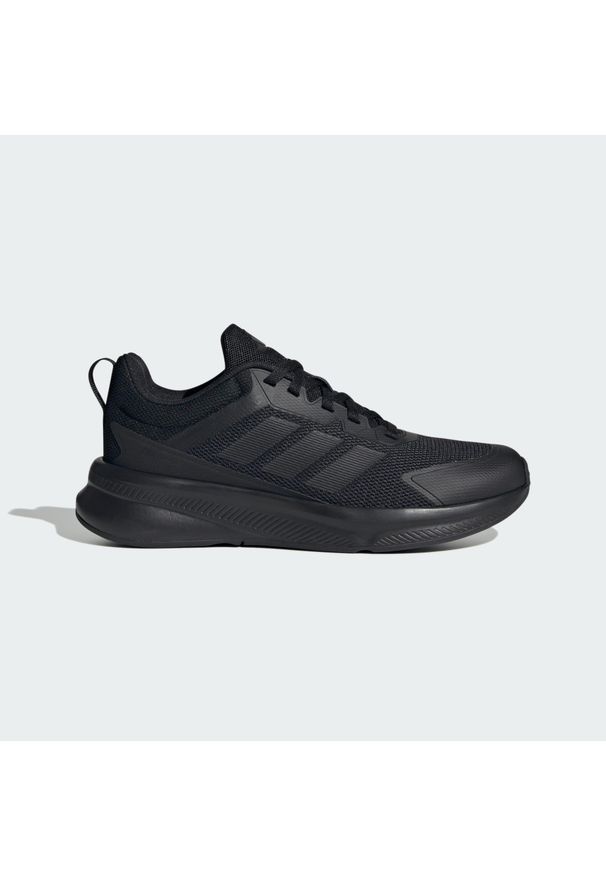 Adidas - Buty dla dzieci Fortarun 4.0. Okazja: na uczelnię. Kolor: czarny. Sport: joga i pilates