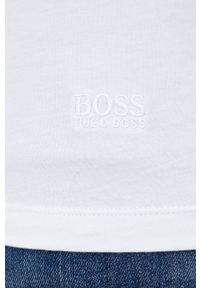 BOSS - Boss T-shirt (3-pack) 50325387.NOS męski kolor biały. Okazja: na co dzień. Kolor: biały. Materiał: bawełna, dzianina. Styl: casual #4