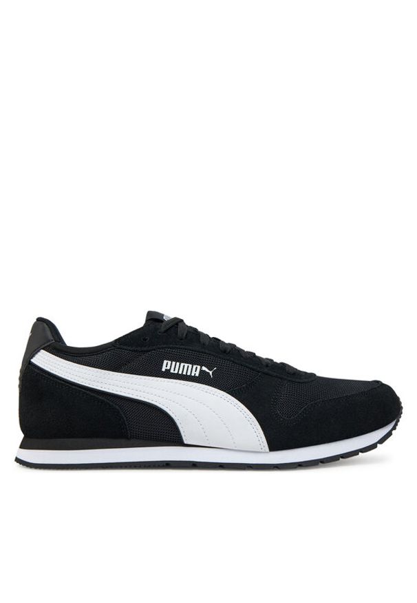 Puma Sneakersy St Miler 401622 01 Czarny. Kolor: czarny. Materiał: skóra, zamsz