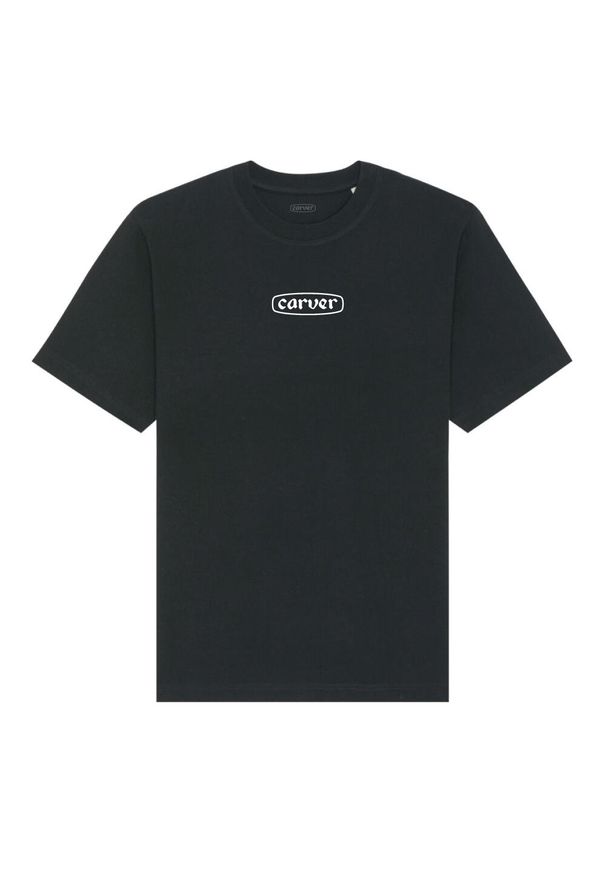 CARVER - Koszulka z logo czarna L | Carver. Kolor: czarny. Materiał: materiał. Sport: kolarstwo