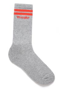 Wrangler - WRANGLER TENNIS SOCKS PERSIMMOM PEACH W0Z7UDA02. Kolor: czerwony