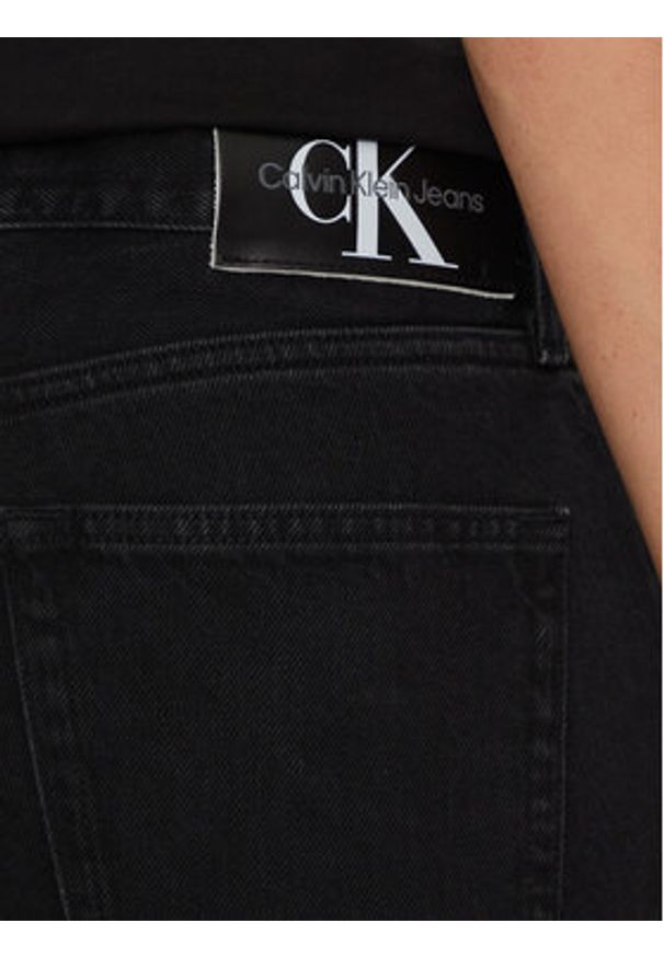 Calvin Klein Jeans Jeansy Authentic J30J325721 Czarny Straight Fit. Kolor: czarny