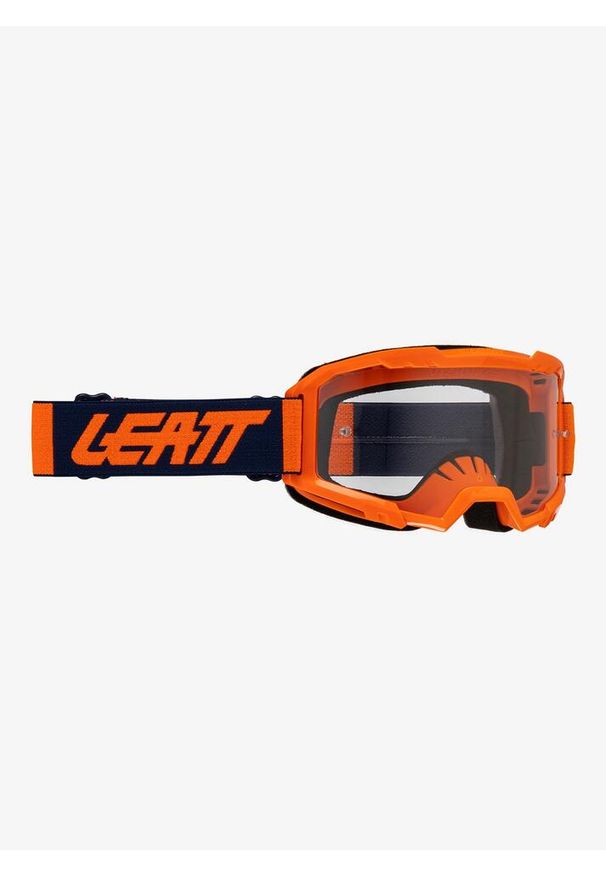 LEATT - Gogle rowerowe Leatt Goggle Vizion 2.5 - orange. Kolor: pomarańczowy, wielokolorowy, żółty
