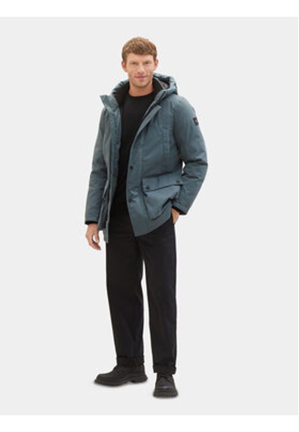 Tom Tailor Kurtka przejściowa 1037347 Niebieski Regular Fit. Kolor: niebieski. Materiał: syntetyk