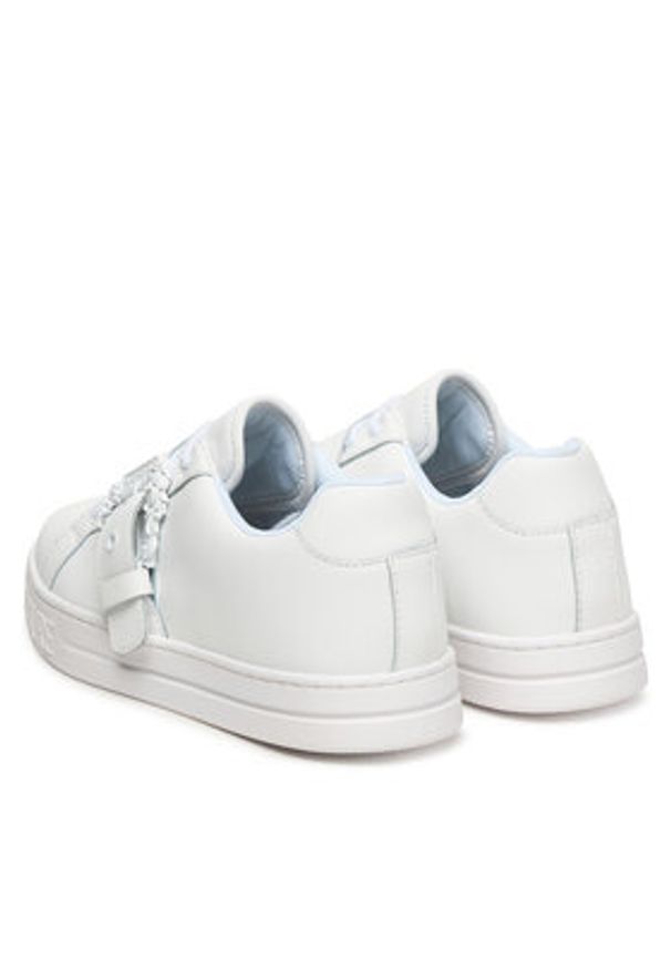Versace Jeans Couture Sneakersy 80VA3SK9 ZPB75 3 Biały. Kolor: biały. Materiał: skóra