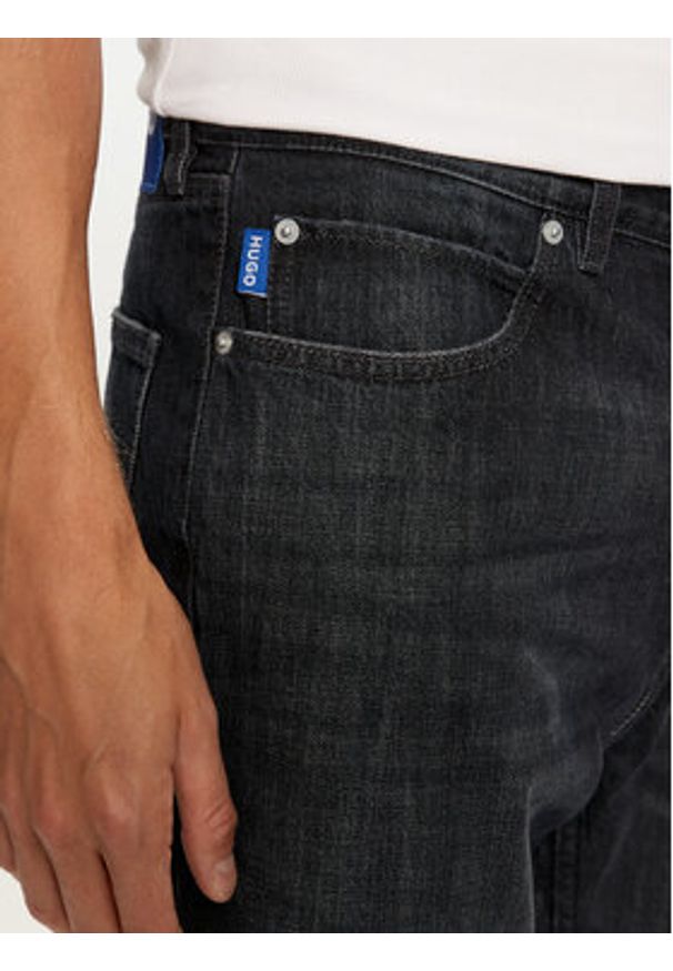 Hugo Jeansy Jonah 50521843 Granatowy Regular Fit. Kolor: niebieski