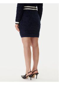 Guess Spódnica ołówkowa W5BD1X Z4090 Granatowy Slim Fit. Kolor: niebieski. Materiał: syntetyk #2