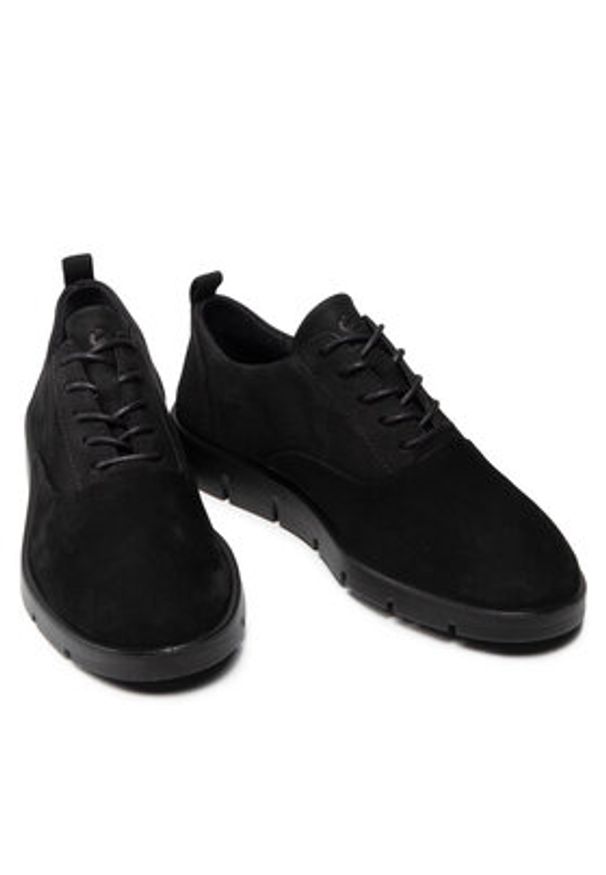 ecco - ECCO Półbuty Bella 282313 02001 Czarny. Kolor: czarny. Materiał: nubuk, skóra