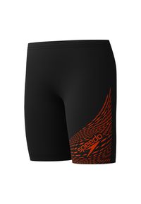 Kąpielówki chłopięce spodenki kąpielowe Speedo Medley Logo Jammer. Kolor: czerwony, wielokolorowy, czarny