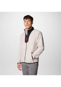 columbia - Bluza męska Columbia Sequoia Grove FZ Fleece. Kolor: biały, czarny, wielokolorowy, pomarańczowy, żółty
