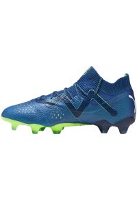 Buty Piłkarskie Puma Future Ultimate FG/AG M 107355 03 granatowe. Kolor: niebieski. Materiał: dzianina, materiał. Szerokość cholewki: normalna. Sport: piłka nożna #3