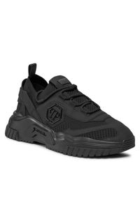 Philipp Plein - PHILIPP PLEIN Sneakersy Runner Hexagon FACS USC0399 PTE003N Czarny. Kolor: czarny. Materiał: materiał #1