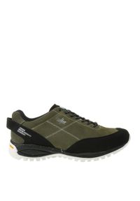 Buty turystyczne męskie LOMER Janko 2.0 Sport Mtx podeszwa VIBRAM zamszowe. Kolor: zielony. Materiał: zamsz
