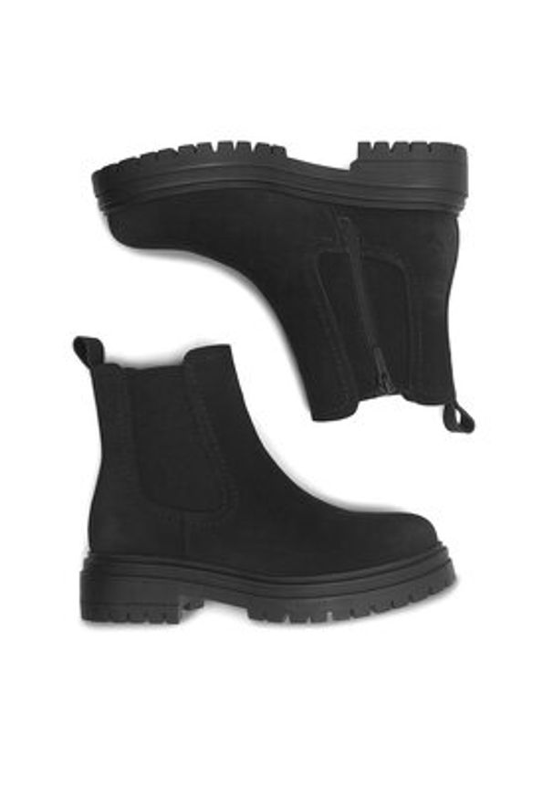 Jenny Fairy Botki GEMMA WS5195-35 Czarny. Kolor: czarny. Materiał: skóra