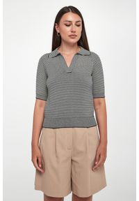 Weekend Max Mara - Polo damskie dzianinowe Junior WEEKEND MAX MARA. Typ kołnierza: polo. Materiał: dzianina #4