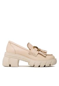 Loafersy Badura. Kolor: beżowy