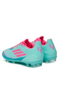 Adidas - adidas Buty do piłki nożnej F50 League Messi Firm/Multi-Ground IH0928 Turkusowy. Kolor: turkusowy. Materiał: materiał #4