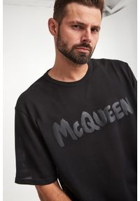 Alexander McQueen - T-shirt męski z siatki ALEXANDER MCQUEEN #1