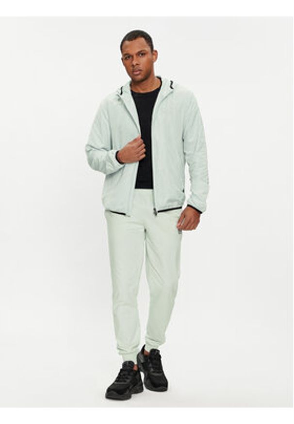 EA7 Emporio Armani Kurtka bomber 8NPB04 PNN7Z 1133 Zielony Regular Fit. Kolor: zielony. Materiał: syntetyk