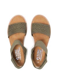 skechers - Skechers Sandały Desert Kiss 31440/OLV Zielony. Kolor: zielony. Materiał: materiał #3