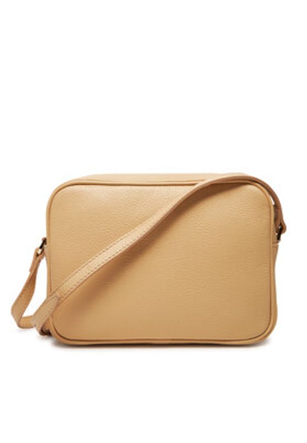 Patrizia Pepe Torebka CB8985/L001 Beżowy. Kolor: beżowy. Materiał: skórzane