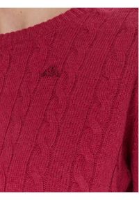Kappa Sweter 65116CW Różowy Regular Fit. Kolor: różowy. Materiał: wełna