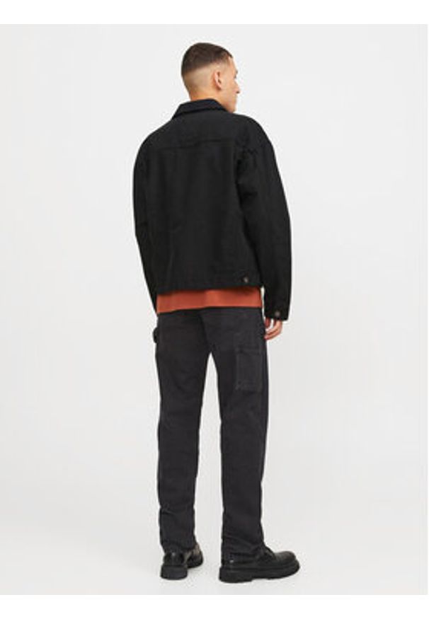 Jack & Jones Jeansy Eddie 12252802 Czarny Loose Fit. Kolor: czarny