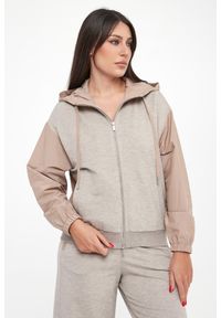 Bluza damska z kapturem PESERICO. Typ kołnierza: kaptur #1