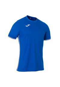 Joma - Koszulka do piłki nożnej męska Campus III z krótkim rękawem. Kolor: niebieski. Długość rękawa: krótki rękaw. Długość: krótkie