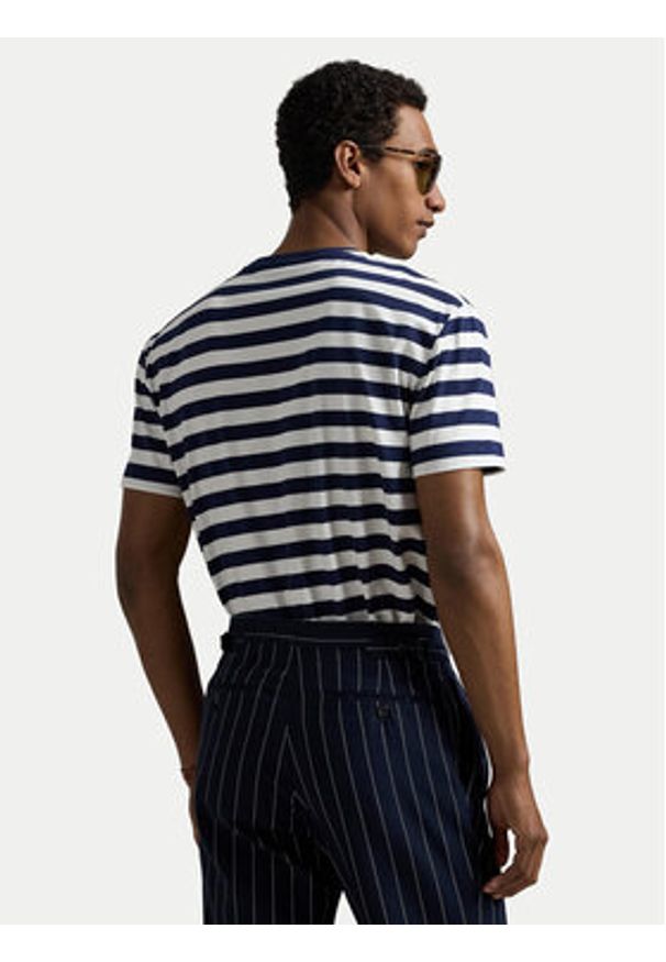 Polo Ralph Lauren T-Shirt 710803479030 Biały Custom Slim Fit. Typ kołnierza: polo. Kolor: biały. Materiał: bawełna